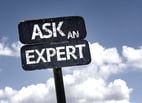 Ask An Expert sign with clouds and sky background-1