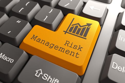 Orange Risk Management Button on Computer Keyboard. Business Concept..jpeg