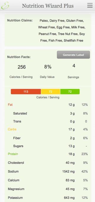 Nutrition Wizard Plus Nutrient Results.png